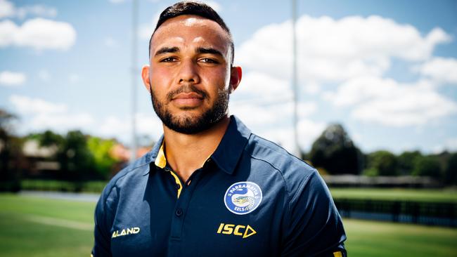 Parramatta Eels' Bevan French ... One of many contenders for the fullback role. Picture: Jonathan Ng