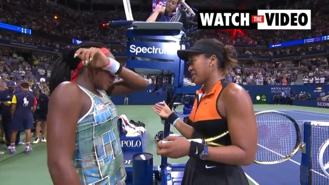 Naomi Osaka comforts Coco Gauff after US Open clash