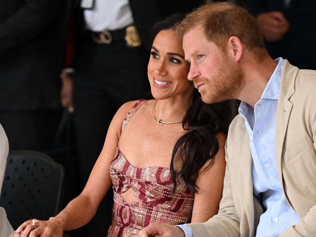 Harry and Meghan recently returned from a four-day tour of Colombia. Picture: Raul Arboleda/AFP