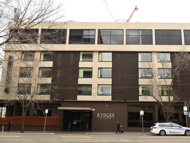 Rydges in Melbourne is one of the quarantine hotels. Picture: Getty Images.