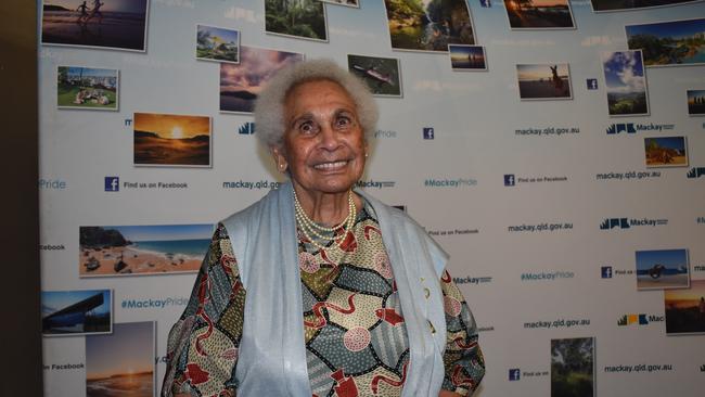 Mabel Quakawoot at has been named 2021 Citizen of the Year. Mackay Australia Day Awards Gala Dinner. Picture: Tara Miko