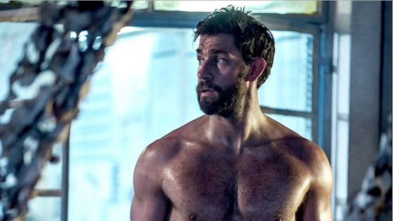 John Krasinski in the movie 13 Hours: The Secret Soldiers Of Benghazi.