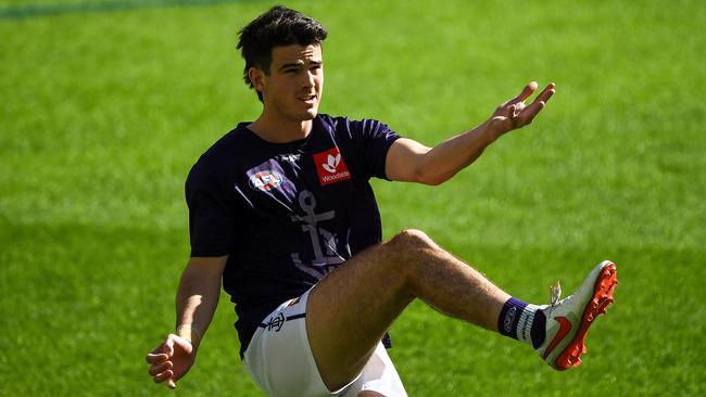 Andrew Brayshaw is likely to miss Round 10 with a calf injury. Picture: Daniel Carson/AFL Photos