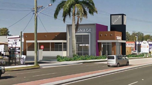 Artist impression of a new fast food restaurant for Southport on the Gold Coast proposed by Collins Management.