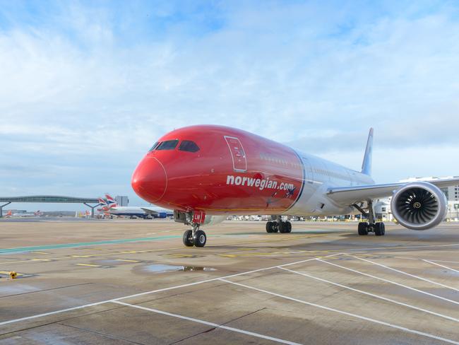 Norwegian Airlines could revolutionise long haul travel. Picture: Simon Wright
