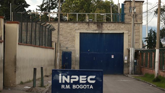 The front gate of El Buen Pastor women's prison in Bogota. Picture: Vanessa Hunter