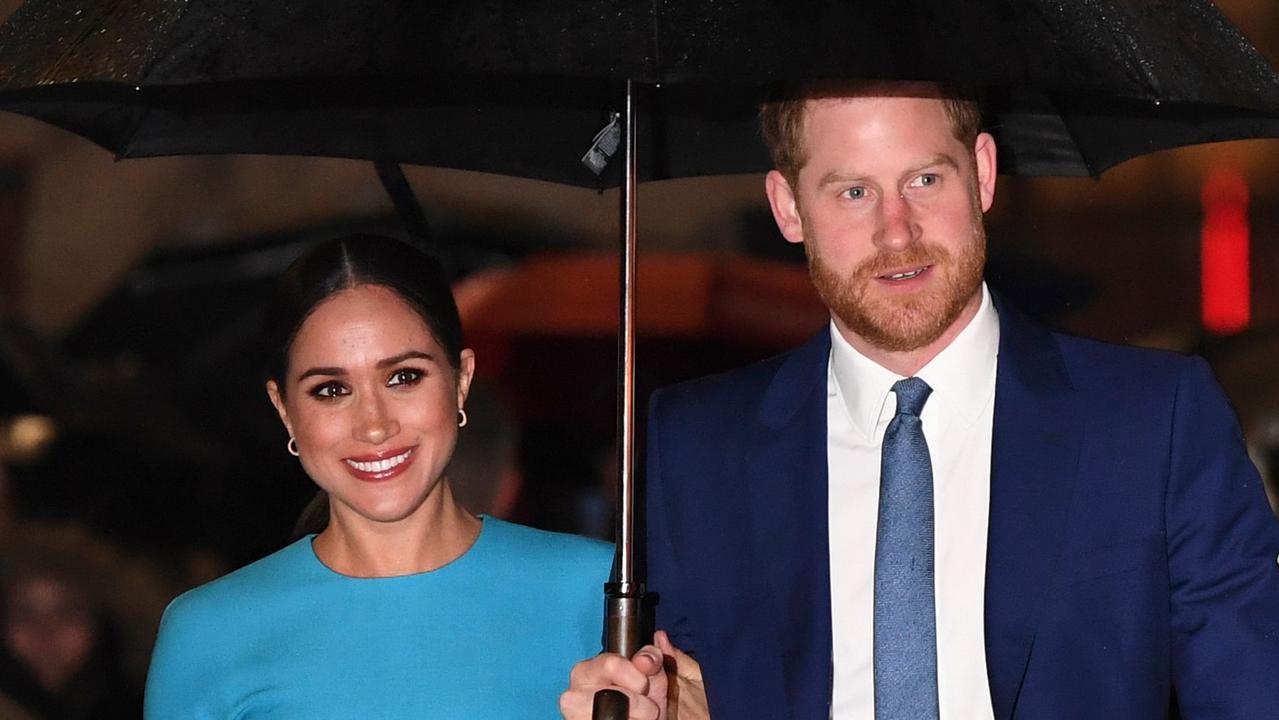 Meghan and Harry … or Rachel and Spike? Picture: DANIEL LEAL-OLIVAS / AFP