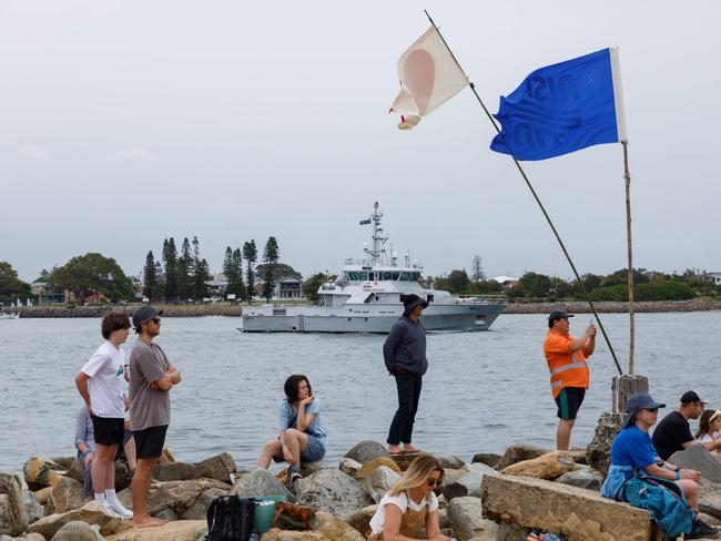 The blockade is set to last for 72 hours preventing nearly half a billion dollars worth of grain and coal from export overseas. Picture: Max Mason-Hubers