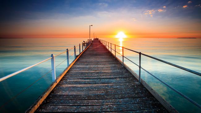 The Tumby Bay jetty. Picture: Rob Lang