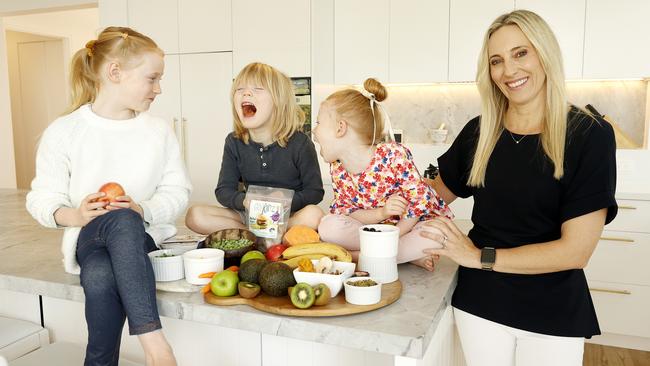 Aussie kids need to boost their veggie intake – and parents can help, says nutritionist Amelia Phillips. Picture: Tim Hunter.