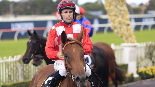 Tommy Berry rides Vandangle at Hawkesbury on Thursday. Picture: Getty Images
