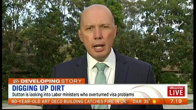 Peter Dutton on Au pairs ( Sunrise )