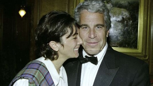 Never before seen photos of Ghislaine Maxwell and Jeffrey Epstein were shown in court. Picture: Southern District Court of New York