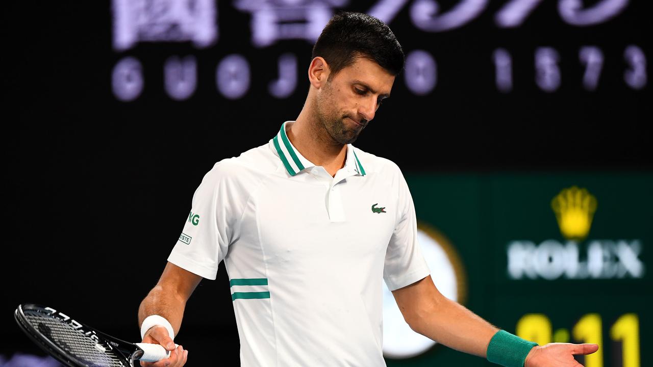 Novak Djokovic’s case could have major draw implications. Picture: AFP