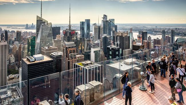 The Top of The Rock reveals the city’s ambition. Picture: Alamy.