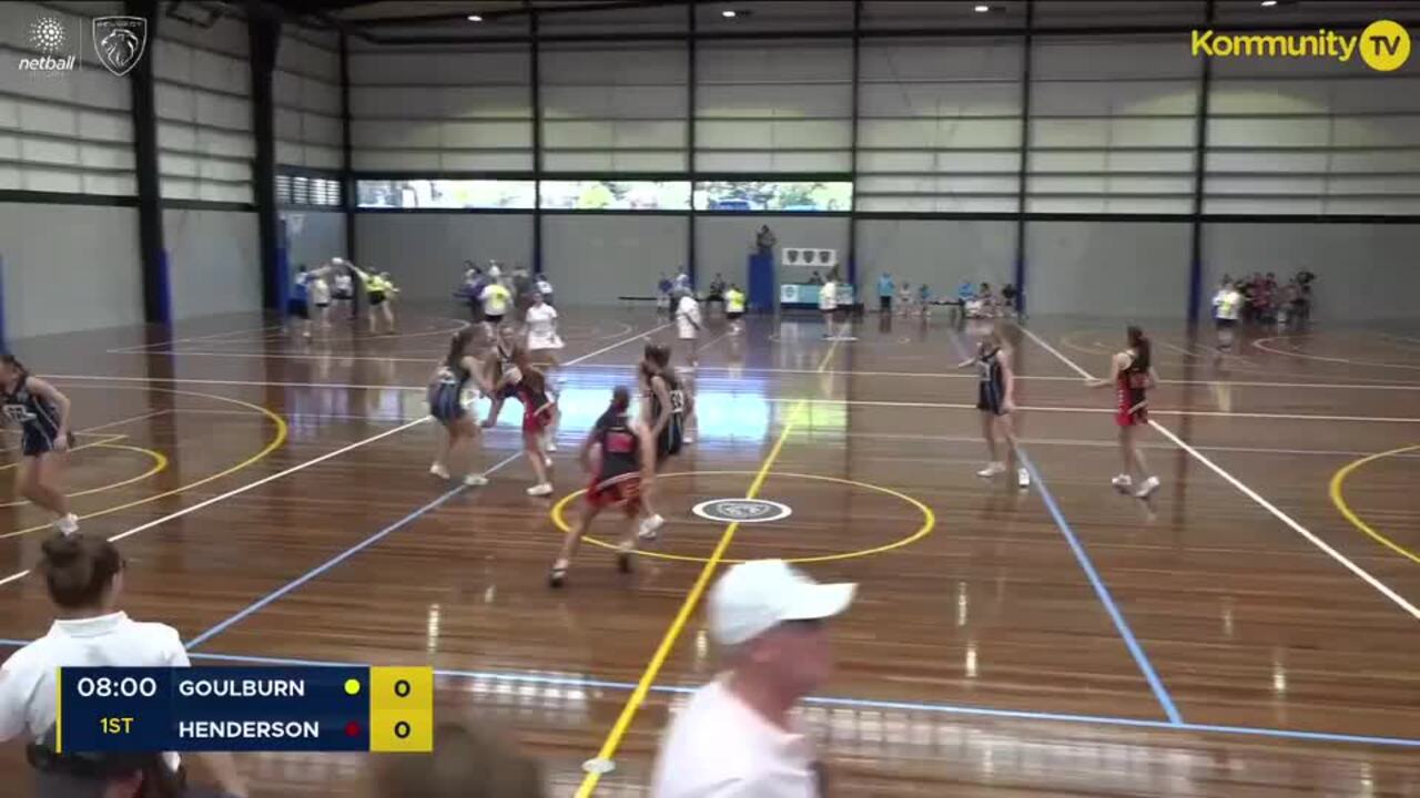 Replay: Goulburn v Henderson (15&U) - 2025 Netball Victoria State Titles Day 1