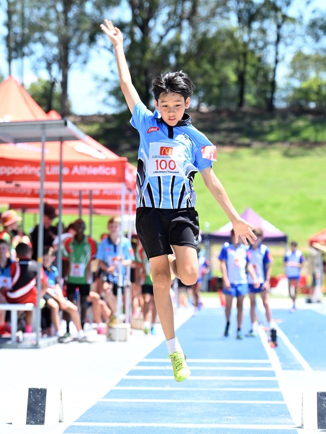 Queensland Little Athletics State Relay Championships. Saturday December 2, 2023. Picture, John Gass