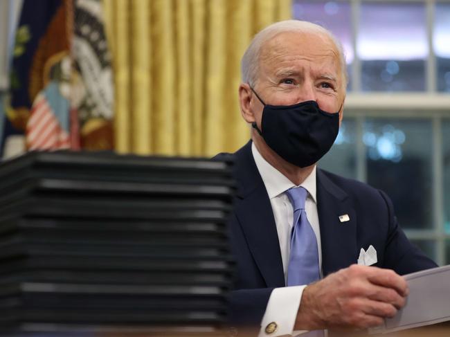 Joe Biden has vowed to focus on the COVID pandemic. Picture: Getty Images/AFP