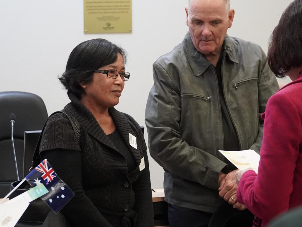 Siphrai Burr during the South Burnett citizenship ceremony June 2024