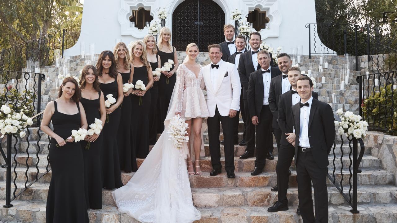 Karl Stefanovic and Jasmine Yarbrough’s wedding.