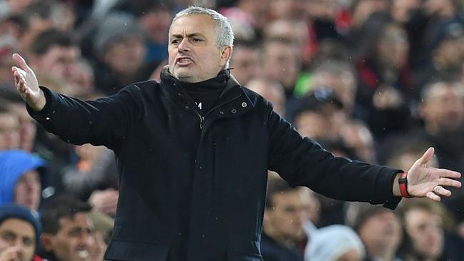 Jose Mourinho’s reign as Manchester United manager is over. Picture: AFP 