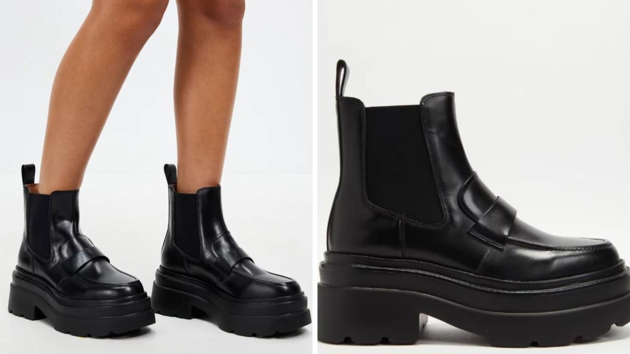 Alias Mae knows how to do the chunky boot trend. Picture: The Iconic