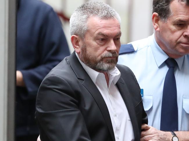 Borce Ristevski arrives at court this morning. Picture: David Crosling