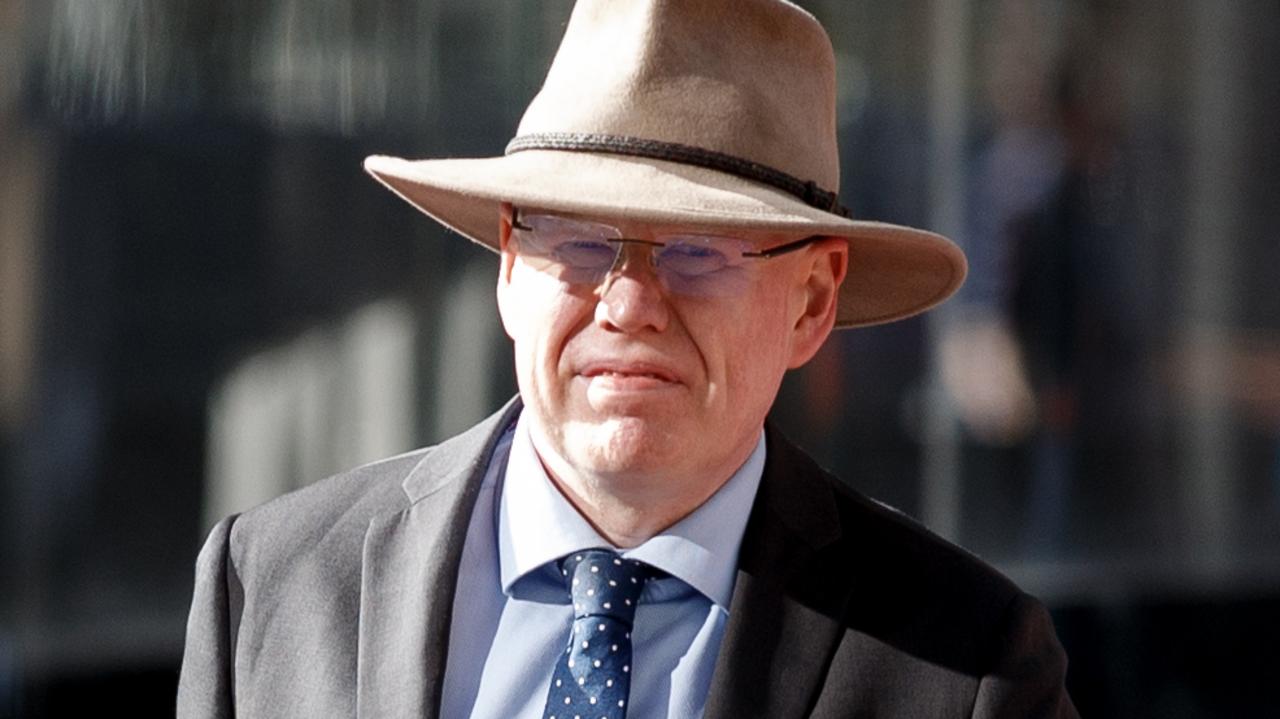 Kiama Liberal MP Gareth Ward arrives at the Downing Centre Court on Wednesday.