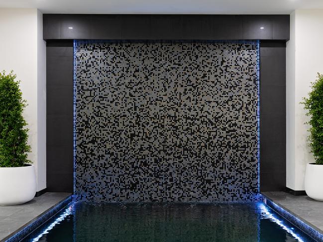 Water wall. Picture: Supplied by Williams Real Estate.