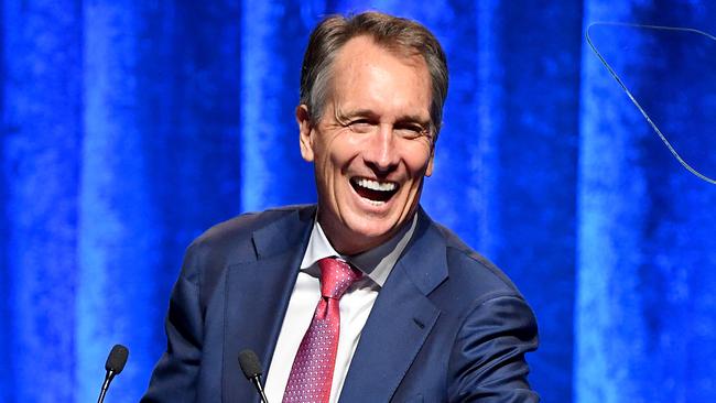 Cris Collinsworth speaks onstage during the 34th Annual Great Sports Legends Dinner To Benefit The Buoniconti Fund To Cure Paralysis at The Hilton Midtown on October 07, 2019 in New York City.