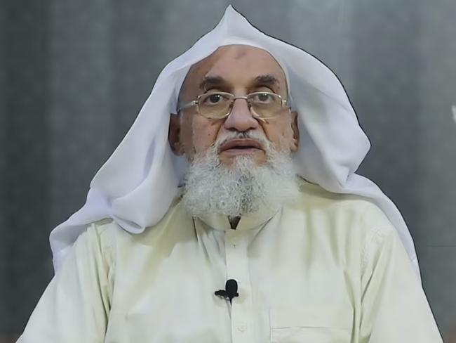 Ayman al-Zawahiri in April. Picture: as-Sahab