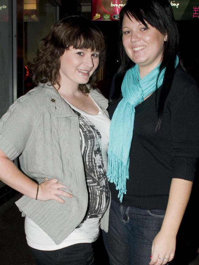 Jacquie Dunn and Jaime Richards at Code Nightclub, Mackay.