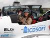 British-Belgian pilot Zara Rutherford, 19, waves before taking off for a round-the-world trip in a light aircraft, in bid to become the youngest to fly solo round-the-world in Wevelgem on August 18, 2021. - Rutherford will fly a Shark ultralight, the worldâs fastest light sport aircraf during her circumnavigation, which is set to take her up to three months. (Photo by JOHN THYS / AFP)