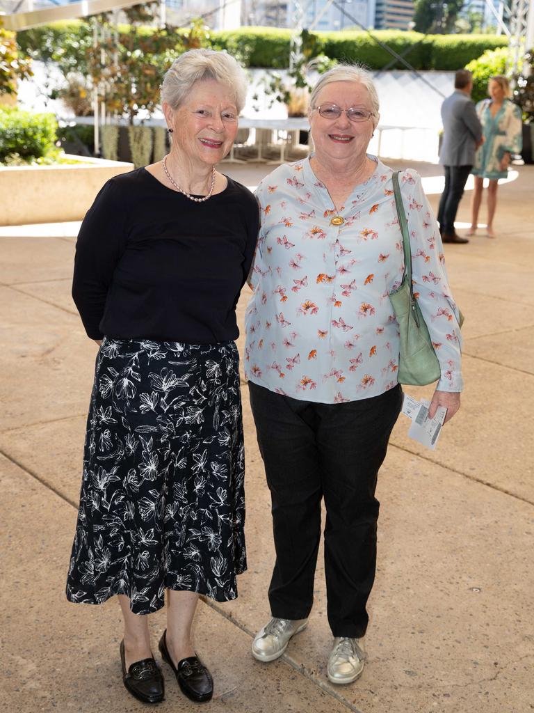 Jill McGavin and Arlie Walker attend Queensland Symphony Orchestra's Reel Classics concert at QPAC on September 27. Socials: Damien Anthony Rossi Pictures: Pete Wallis