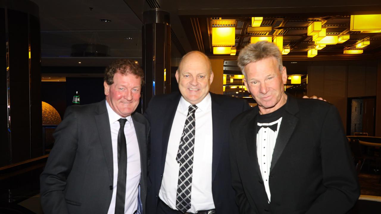 Ricky Nixon, Billy Brownless and Sam Newman. Picture: Rosanna Faraci