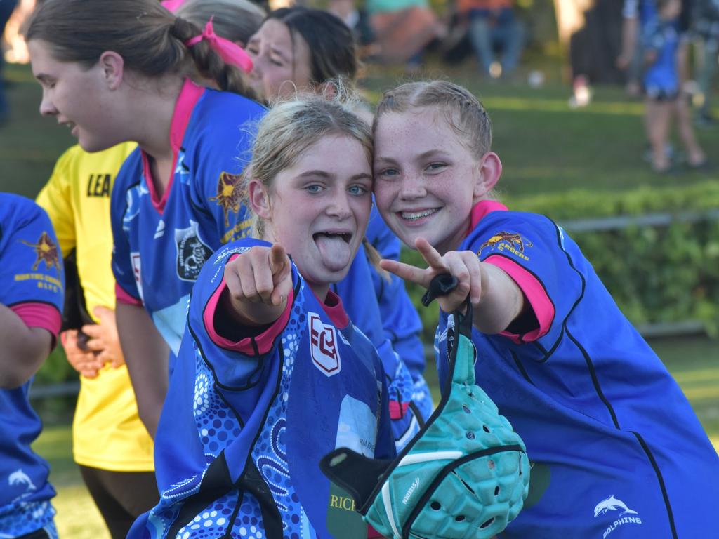 Rocky Junior League grand finals, under-17 girls, Rockhampton Tigers versus Norths, Rugby Park, on June 8, 2024.