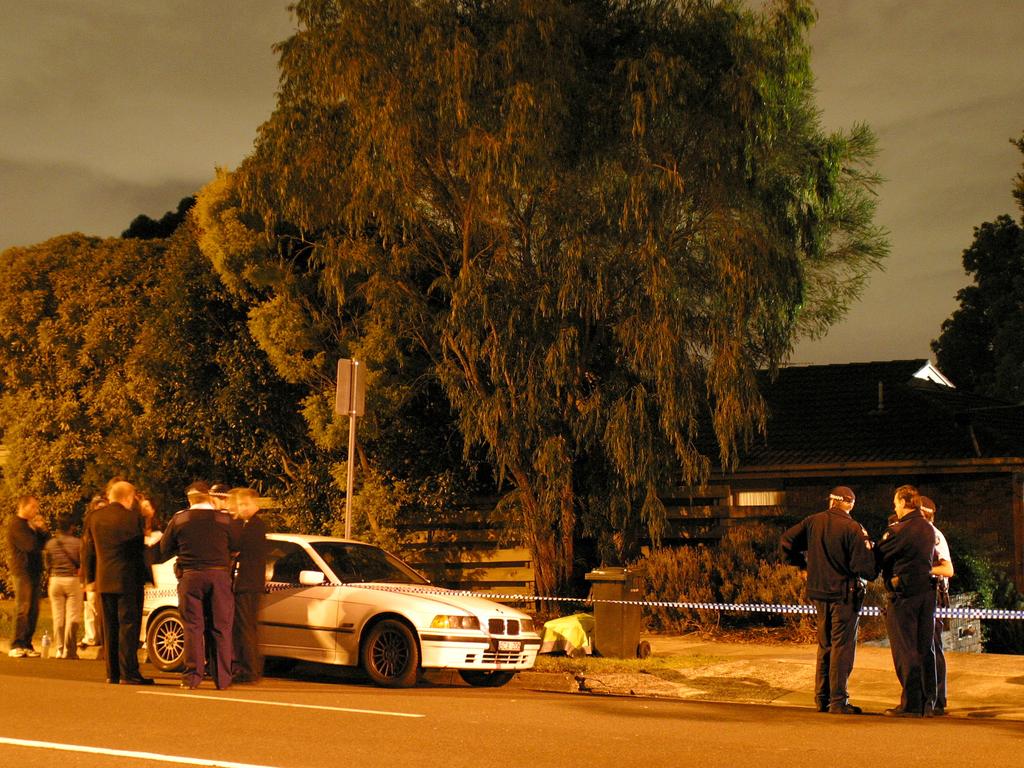 The Hodson home in Kew after their bodies were found.