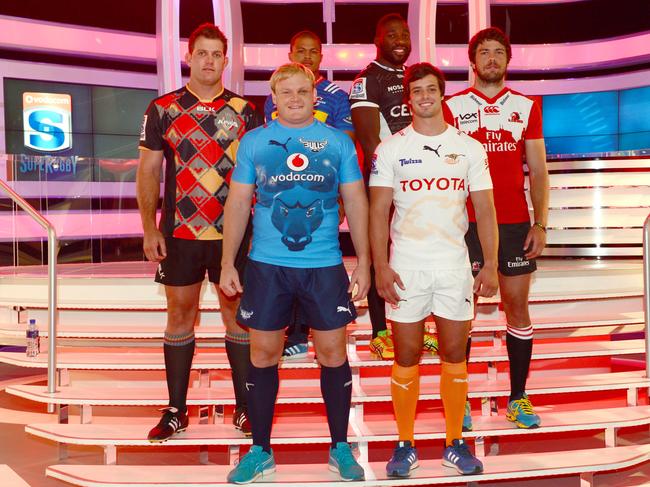 Adriaan Strauss, Francois Venter, Steven Sykes, Juan de Jongh, Tendai Mtawarira and Warren Whiteley.