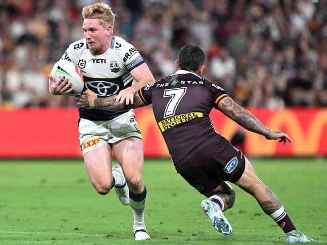 Cowboys five-eighth Tom Dearden failed to turn field position into points. Picture: Getty Images