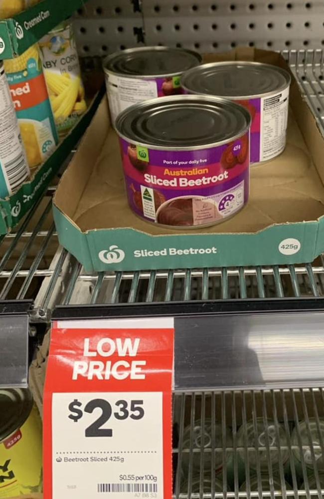 Coles, Woolworths, Aldi shoppers devastated as shortage hits canned ...