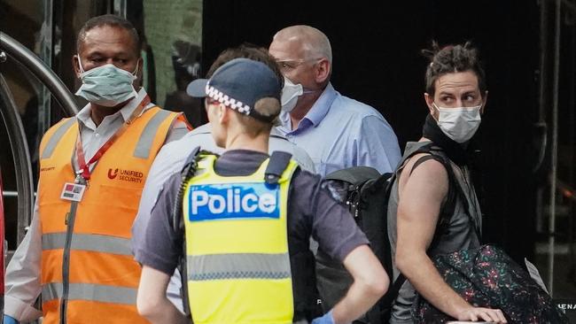 International visitors are always met by biosecurity officials. (AAP Image/Scott Barbour)