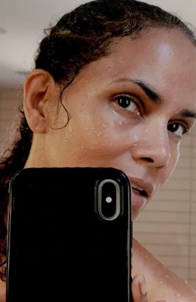 Halle said consistency is key when it comes to her skin. Picture: Instagram/@halleberry.