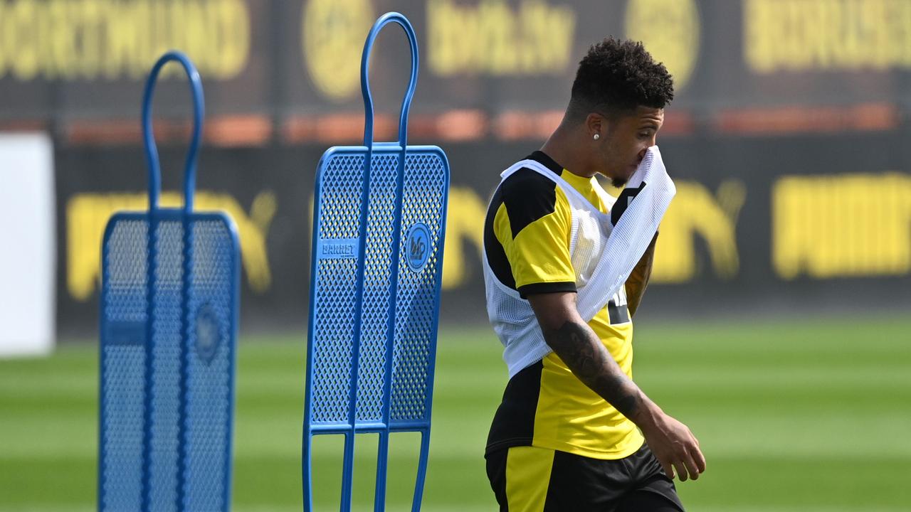 Jadon Sancho is waiting for the green light.