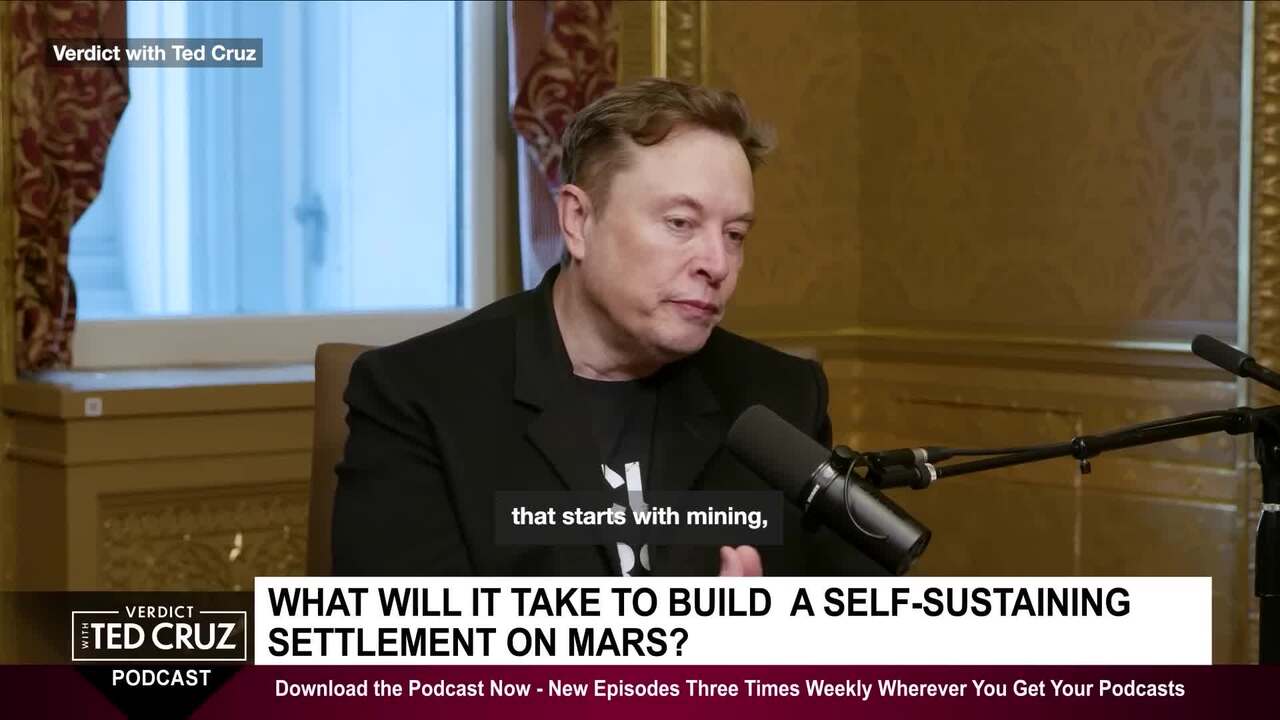 Musk claims a million people on Mars in 20 years