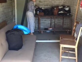 Melbourne woman Kate has detailed her ‘terrifying’ find in her old garage. Picture: TikTok/thelovedupco