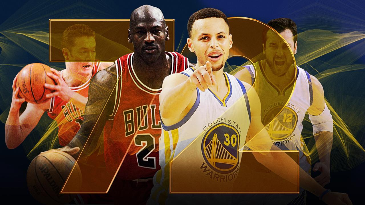 NBA: Golden State Warriors vs Chicago Bulls, 72 wins. Stephen