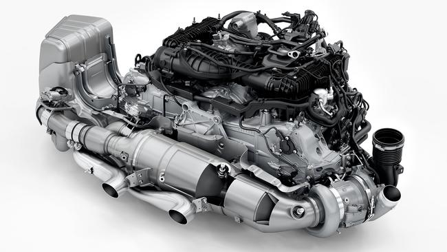 The 3.6-litre hybrid motor has a single turbocharger. Picture: Supplied