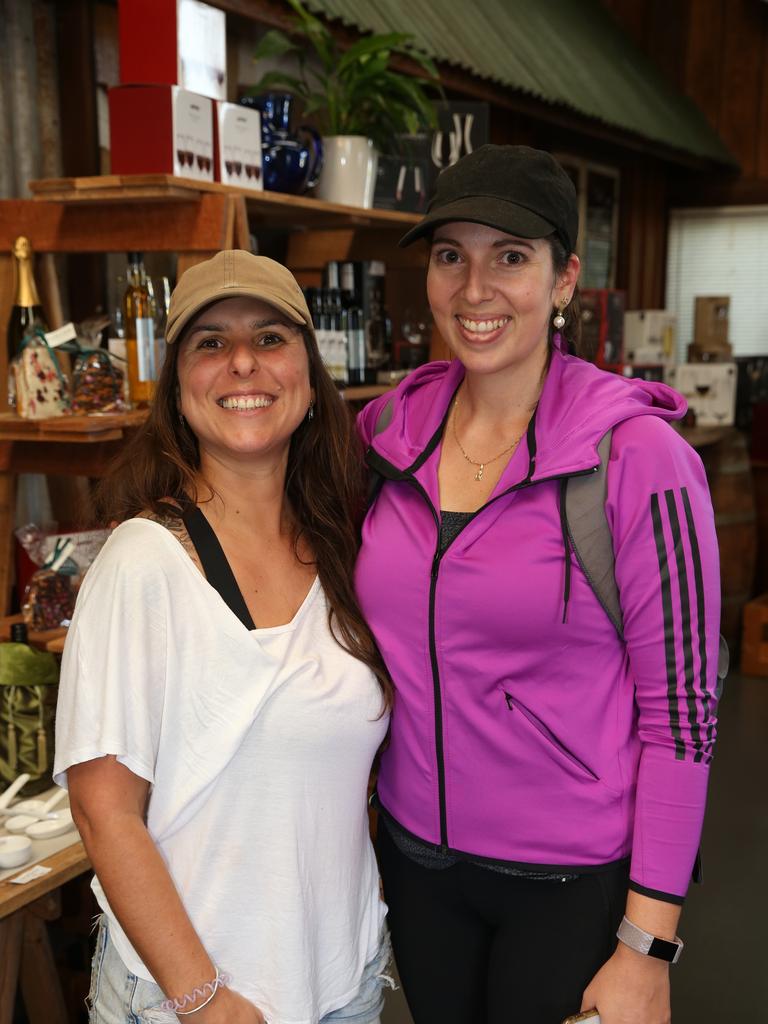 Late Lopes and Aline Merlim from Runaway Bay at Mt Tamborine Vineyard and Winery... Picture Glenn Hampson