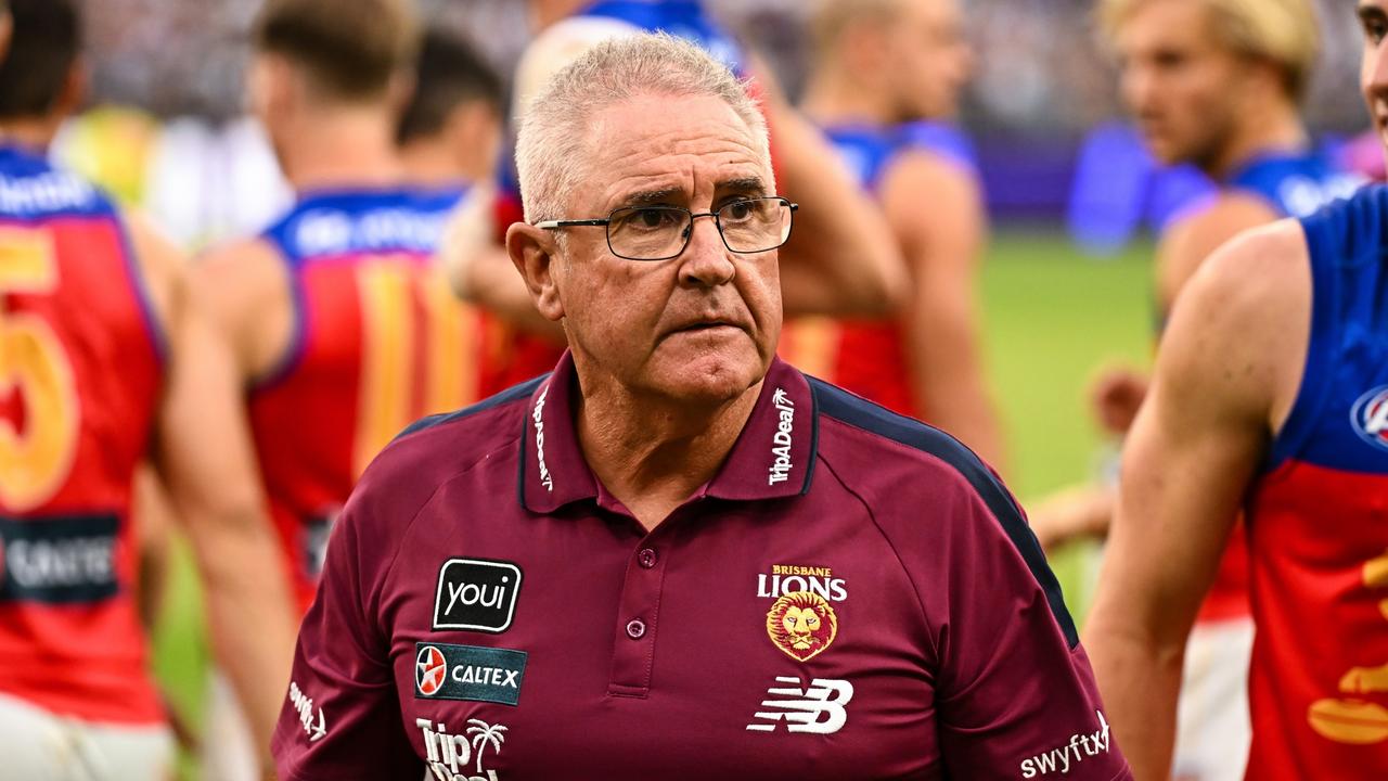 Lions coach Chris Fagan has been involved in conciliation talks. Picture: Daniel Carson/AFL Photos via Getty Images