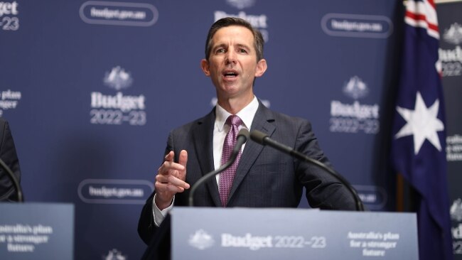 Former finance minister Simon Birmingham has said there are no "easy answers" to Labor's looming energy crisis.
Picture: NCA NewsWire / Gary Ramage